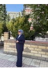 Fermuarlı Kapüşonlu Denim İkili Takım