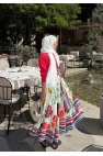Flamingo Desenli Etekli İkili Takım