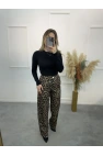 Gelid Leopar Palazzo Pantolon