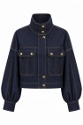 Gold Düğmeli Denim Ceket