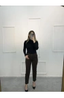 Jast Likralı Dökme Taşlı Mom Jean