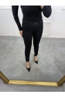 Jast Likralı Dökme Taşlı Mom Jean