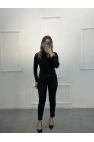 Jast Likralı Dökme Taşlı Mom Jean