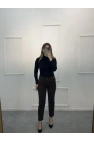 Jast Likralı Dökme Taşlı Mom Jean