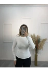 Jen Fitilli Uzun Kol Crop