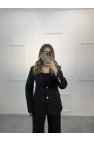 Join İnci Düğme Detaylı Blazer İkili Takım