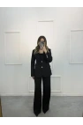 Join İnci Düğme Detaylı Blazer İkili Takım