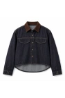 Kadife Yaka Denim Ceket