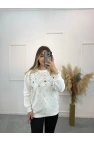 Klara Etnik Taş Detaylı Sweatshirt