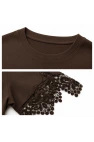 Kolları Etek Ucu Dantelli Zra T-Shirt