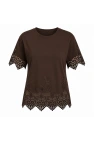 Kolları Etek Ucu Dantelli Zra T-Shirt