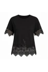 Kolları Etek Ucu Dantelli Zra T-Shirt