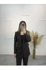 Legan Ekose Desenli Blazer İkili Takım
