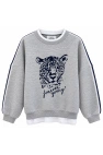 Leopar Figürlü Sweatshirt