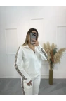 Libata Guess Logo Şeritli İkili Takım