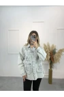 Makka Yıldız Taşlı Denim Ceket