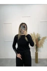 Merserize Gold Düğmeli Bluz