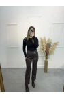 Mngo Model Deri Pantolon