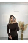 Pytor Degaje Yaka Yan Büzğülü Body