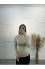 Pytor Degaje Yaka Yan Büzğülü Body