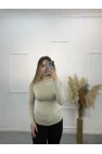 Pytor Degaje Yaka Yan Büzğülü Body
