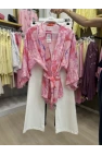 Ripe Desenli Tensel Kimono