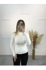 Silove Kol Düğme Detaylı Bluz