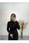 Silove Kol Düğme Detaylı Bluz