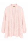 Simli Tül Çiçekli Kimono