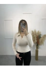 Sirok Polo Yaka Uzun Kol Tişort