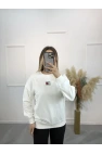 Sonde T.J Arma Nakışlı Sweatshirt