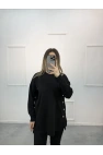 Ugly Yandan Düğmeli Merserize Tunik