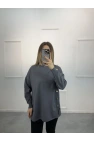 Ugly Yandan Düğmeli Merserize Tunik