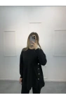 Ugly Yandan Düğmeli Merserize Tunik