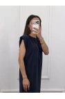 Vatkalı Pike Modal Elbise
