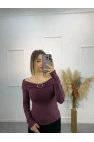 Vellichor Gold Tokalı Bluz