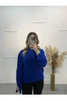 Yahrez Kolları Yırtmaçlı Triko Kazak