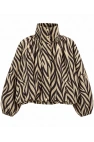 Zebra Desen Dik Yaka Ceket