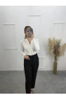 Zra Bodysuit Taşlı Bluz