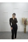 Zra Bodysuit Taşlı Bluz