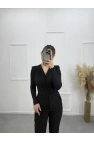 Zra Bodysuit Taşlı Bluz