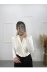 Zra Bodysuit Taşlı Bluz