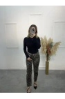 Zra Boy Fİt Likralı Leopar Jean