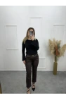 Zra Mumlu Boy Fit Rikralı Jean