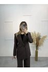 Zra Palazzo Pantolonlu Blazer İkili Takım
