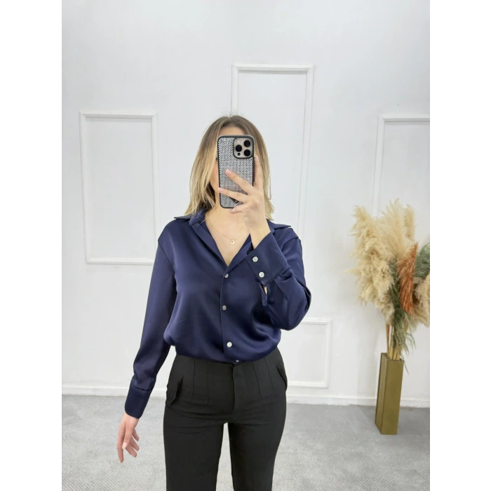 Karew Pamuklu Saten Gömlek