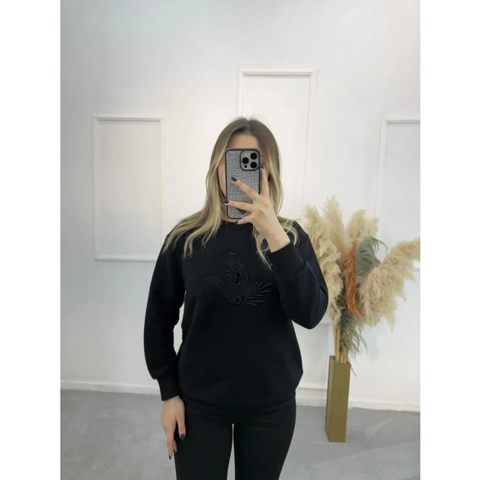 Taus Bymn Nakışlı Sweatshirt