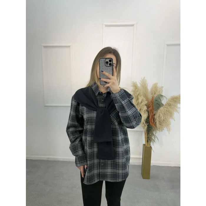 Kol Atmalı Oduncu Gömlek