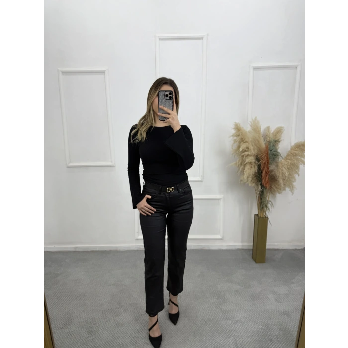 Zra Mumlu Boy Fit Rikralı Jean