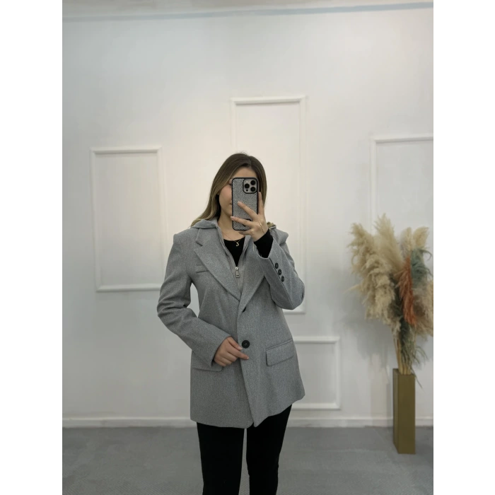 Selco Kapişonlu Blazer Ceket